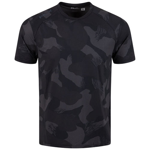 RLX Recycled Peached Airflow Tee Polo Black Cargo Camo - SS23