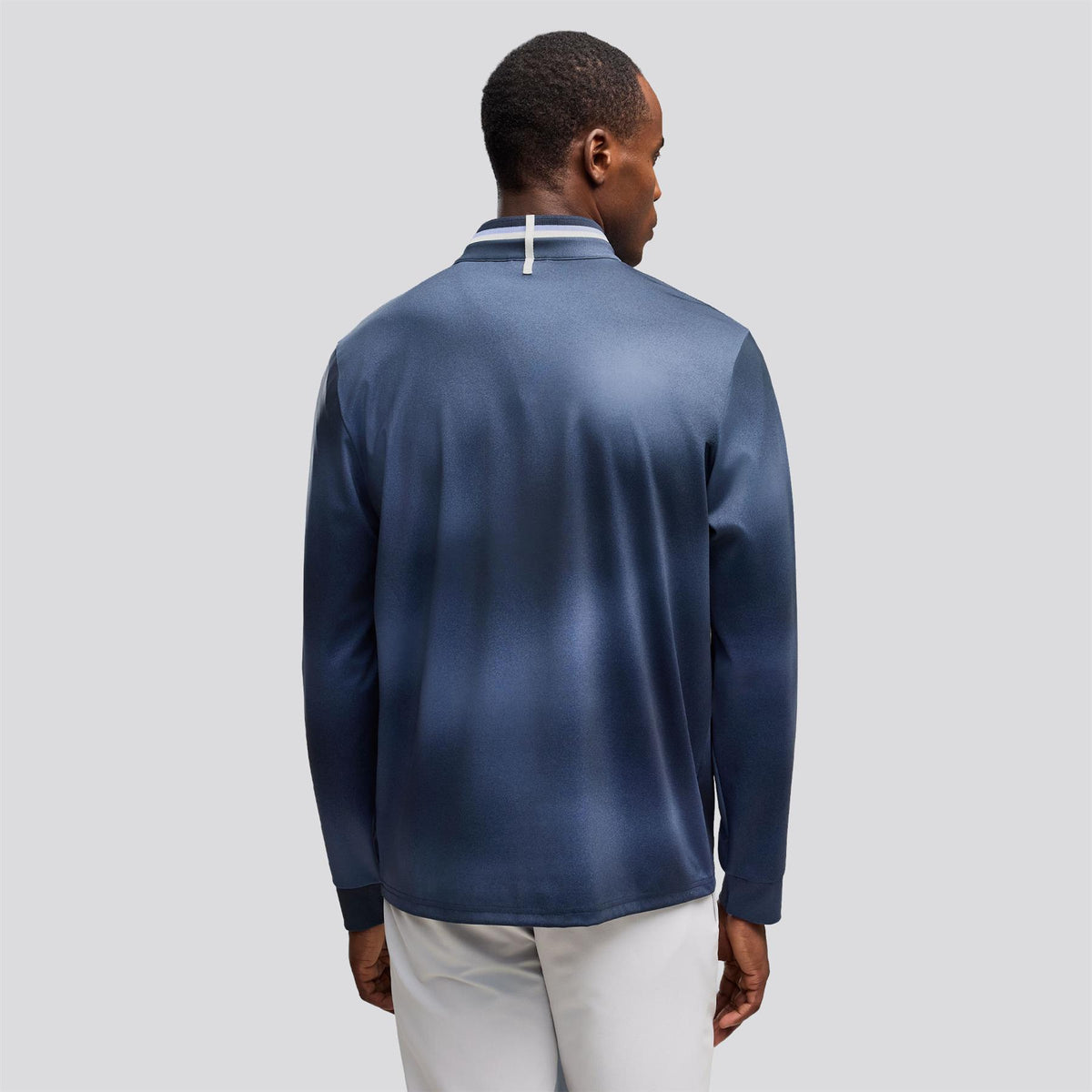 Cloudspun Tech Coastal Claret Quarter Zip Deep Navy