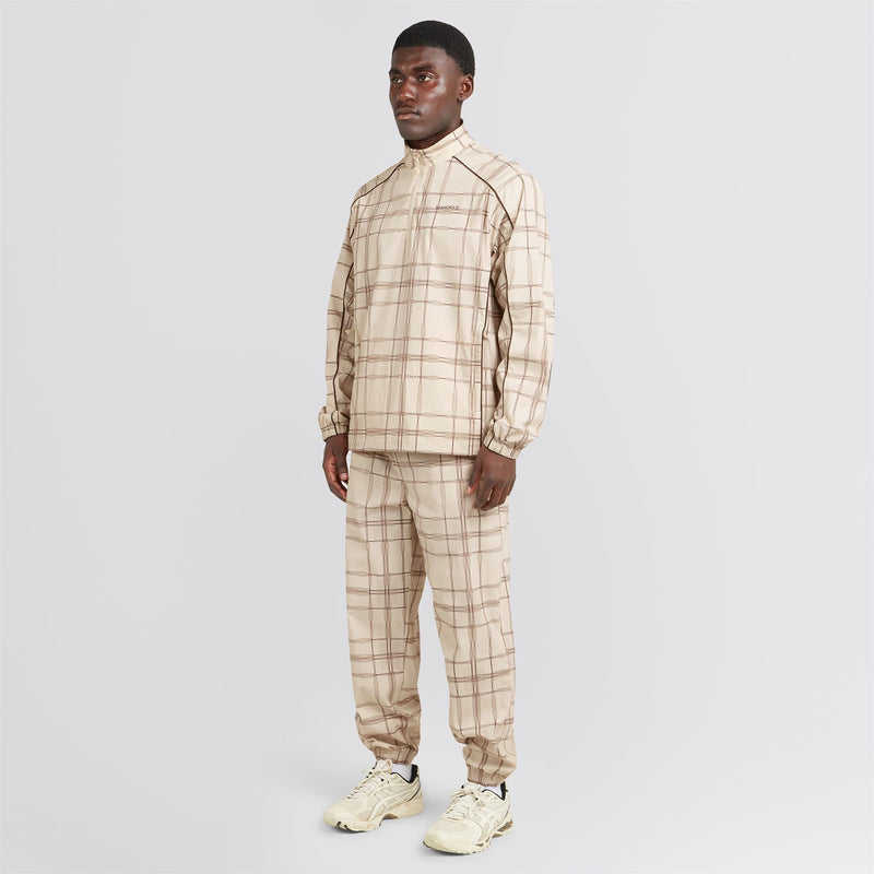 Compression Check Ranger Trousers Ivory