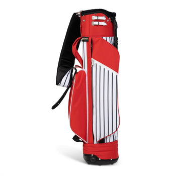 Classic Stand Bag Red Pinstripe