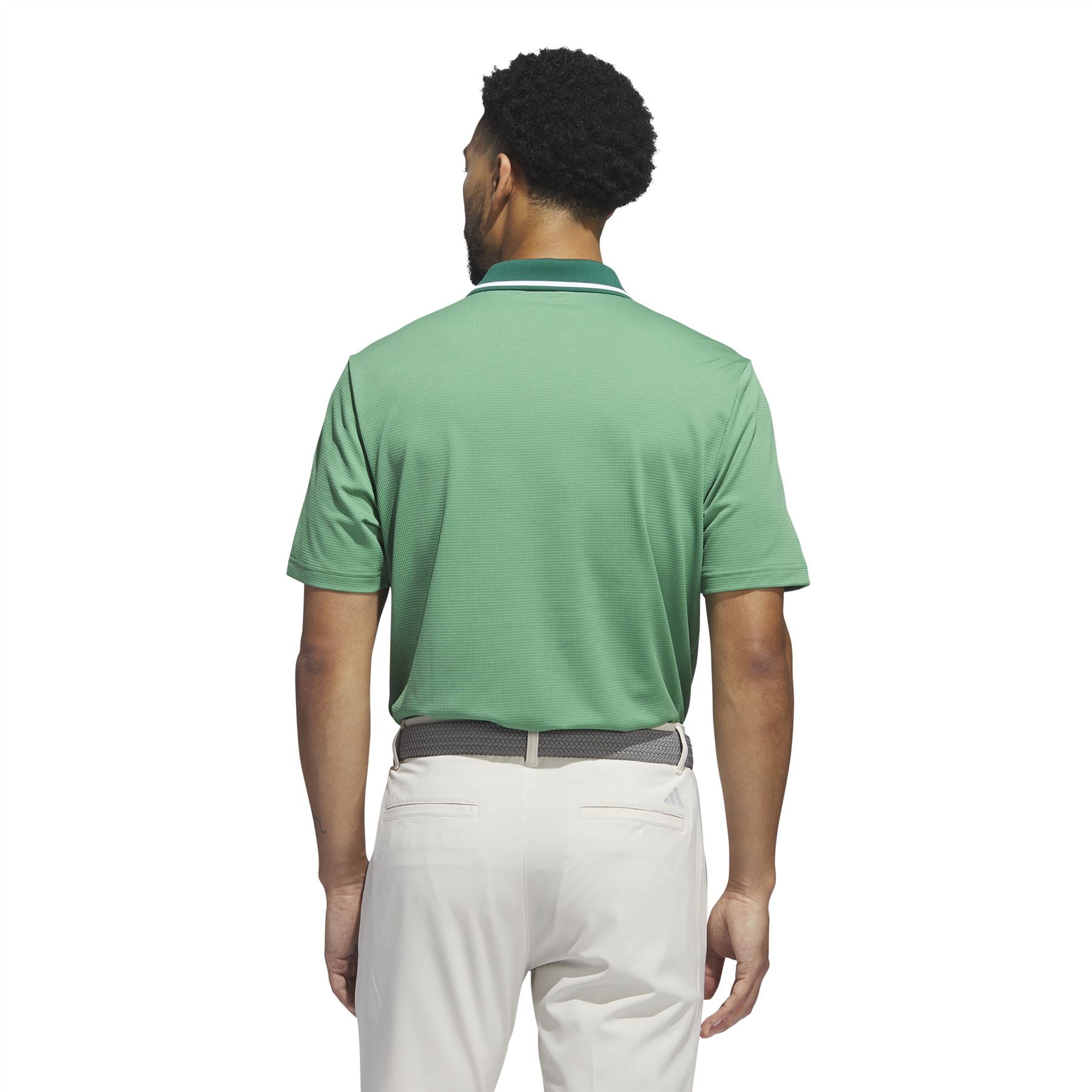 adidas Ultimate365 Tour Sport Collar Polo Green | TRENDYGOLF UK