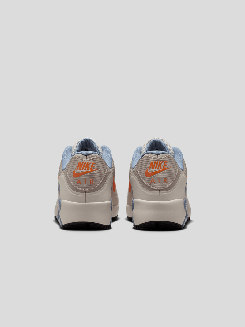 Air Max 90 Spikeless Golf Shoes Moon Particle/Safety Orange/Light Bone