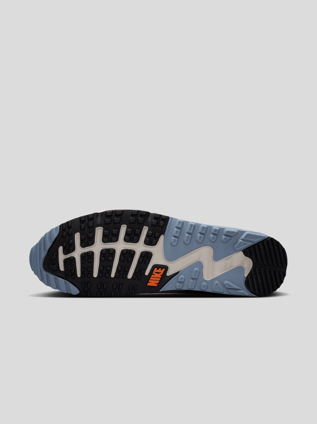 Air Max 90 Spikeless Golf Shoes Moon Particle/Safety Orange/Light Bone