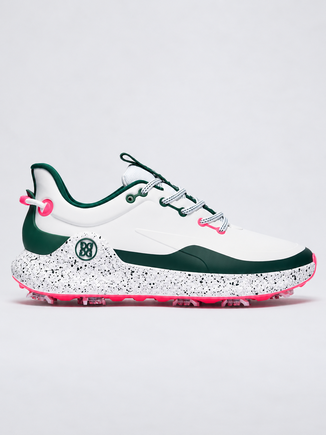 MG4+ O2 G/Lock Perforated Spiked Golf Shoes Pine/Knockout Pink