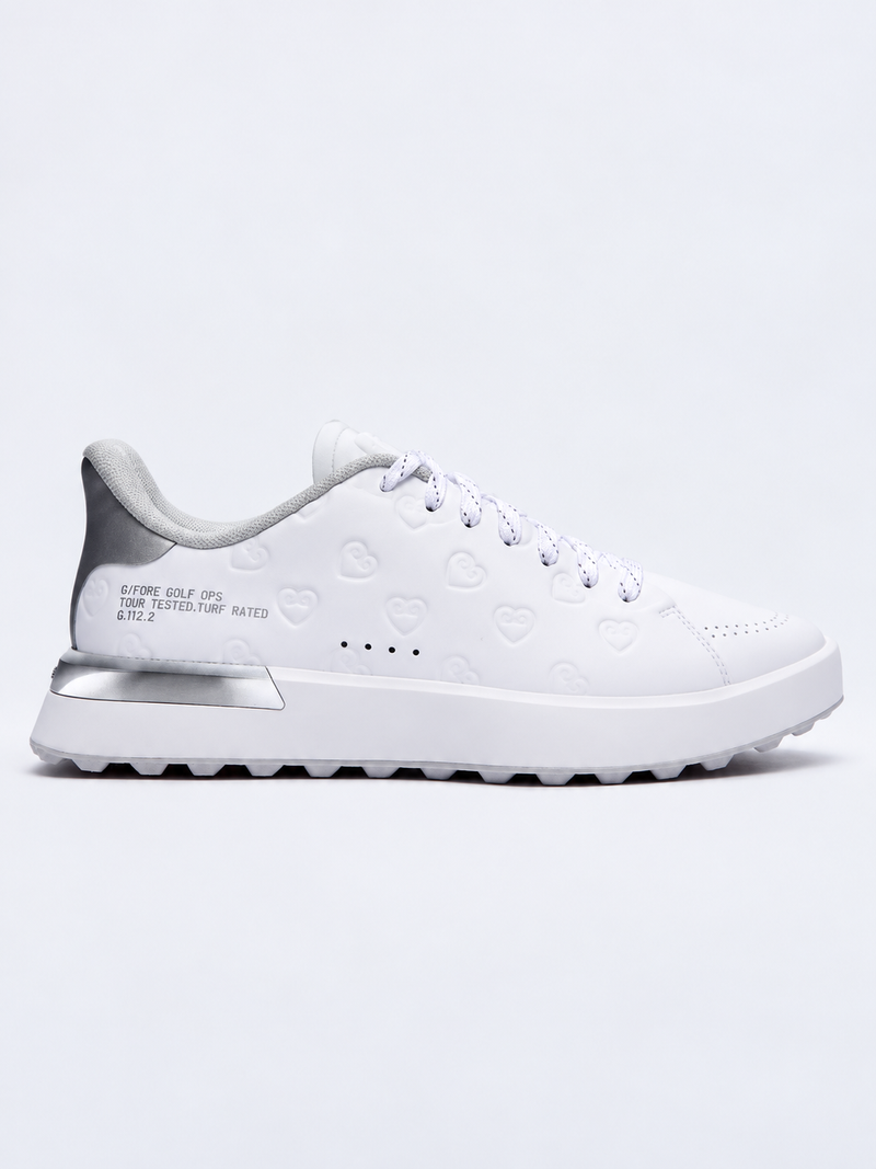 G.112 Embossed Heart G'S Spikeless Golf Shoes