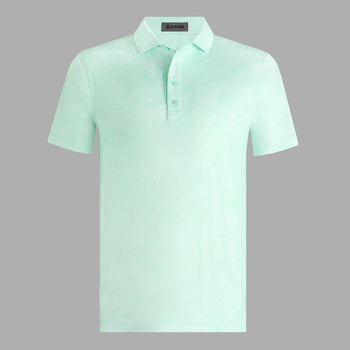 Hydrangea Tech Jersey Polo Menthol