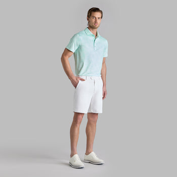 Hydrangea Tech Jersey Polo Menthol