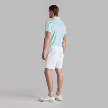 Hydrangea Tech Jersey Polo Menthol