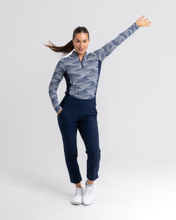 Ultimate365 Solid Ankle Trousers Navy