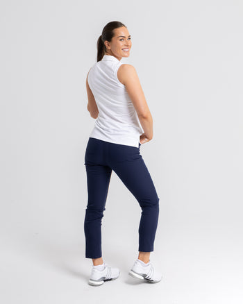 Ultimate365 SL Solid Polo White