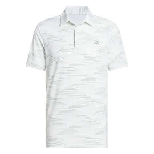 Ultimate365 Speed Stripe Polo White/Silver Green - SS25