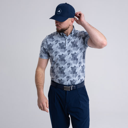 Go-To Printed Polo Wonder Blue/Navy