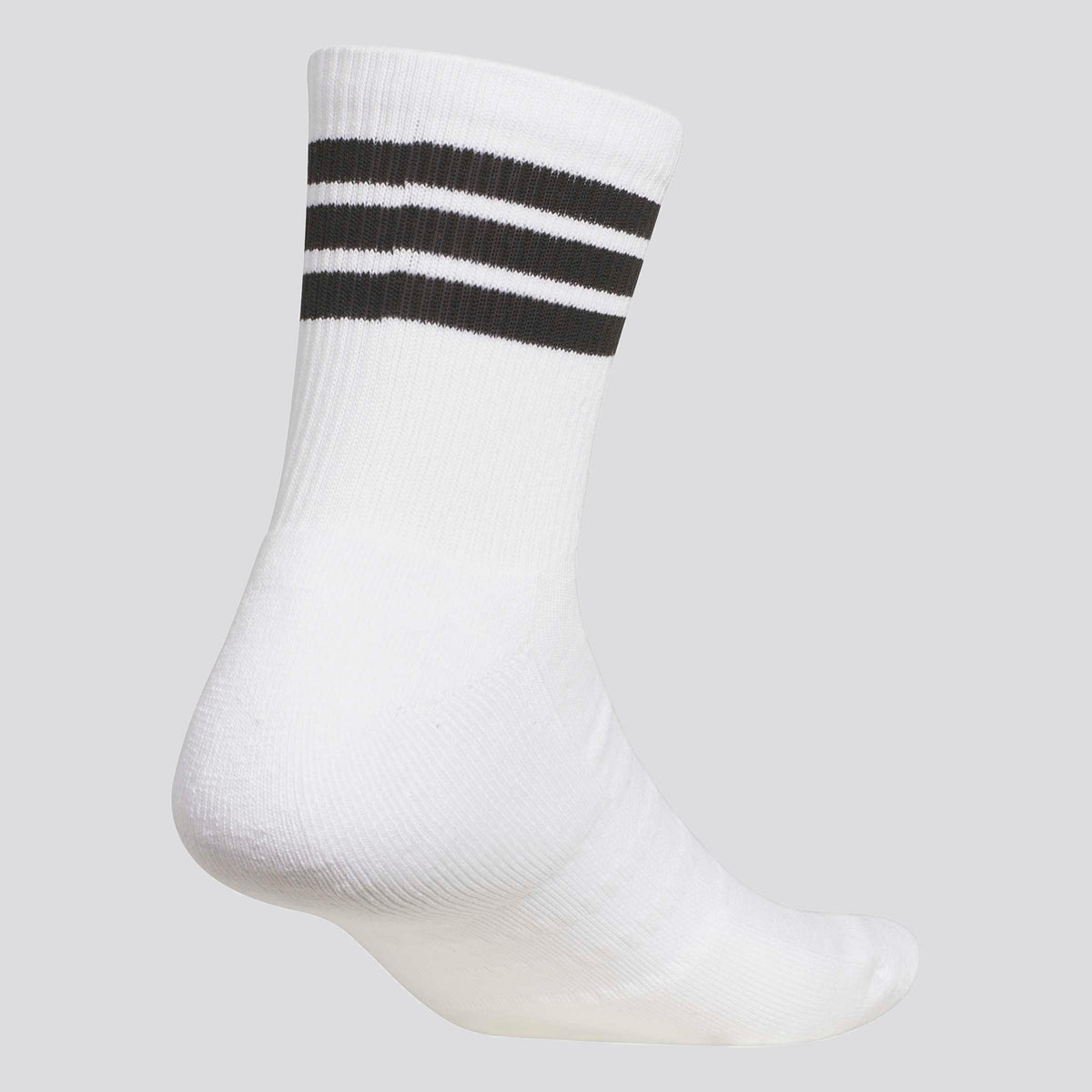 3 Stripe Half Crew Sock White/Black