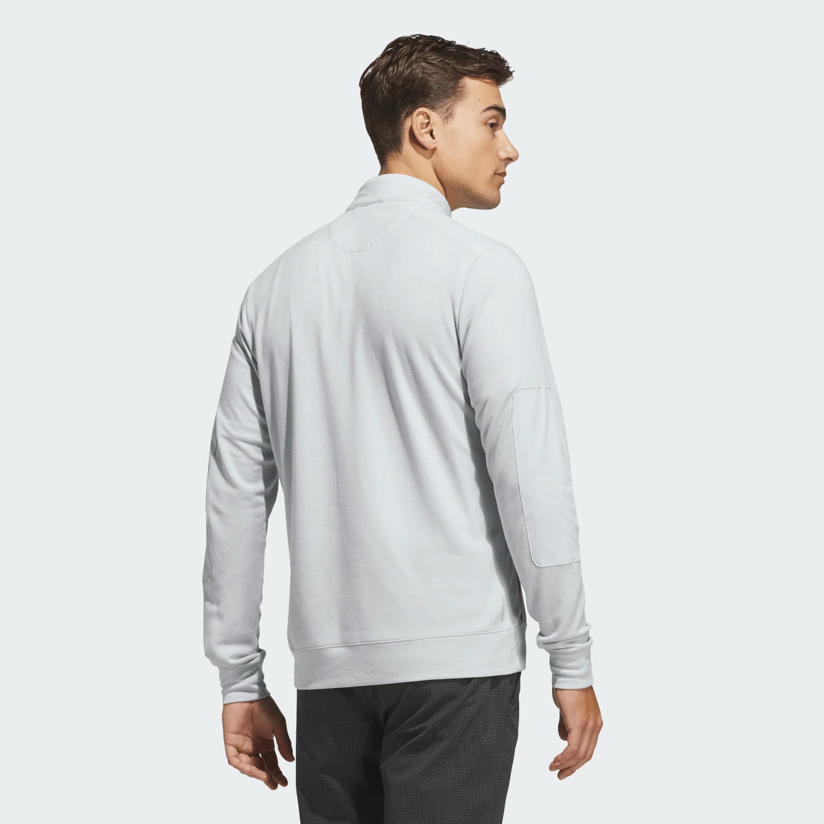 Ultimate365+ Course Control Hybrid Quarter Zip Sweatshirt Clear Grey