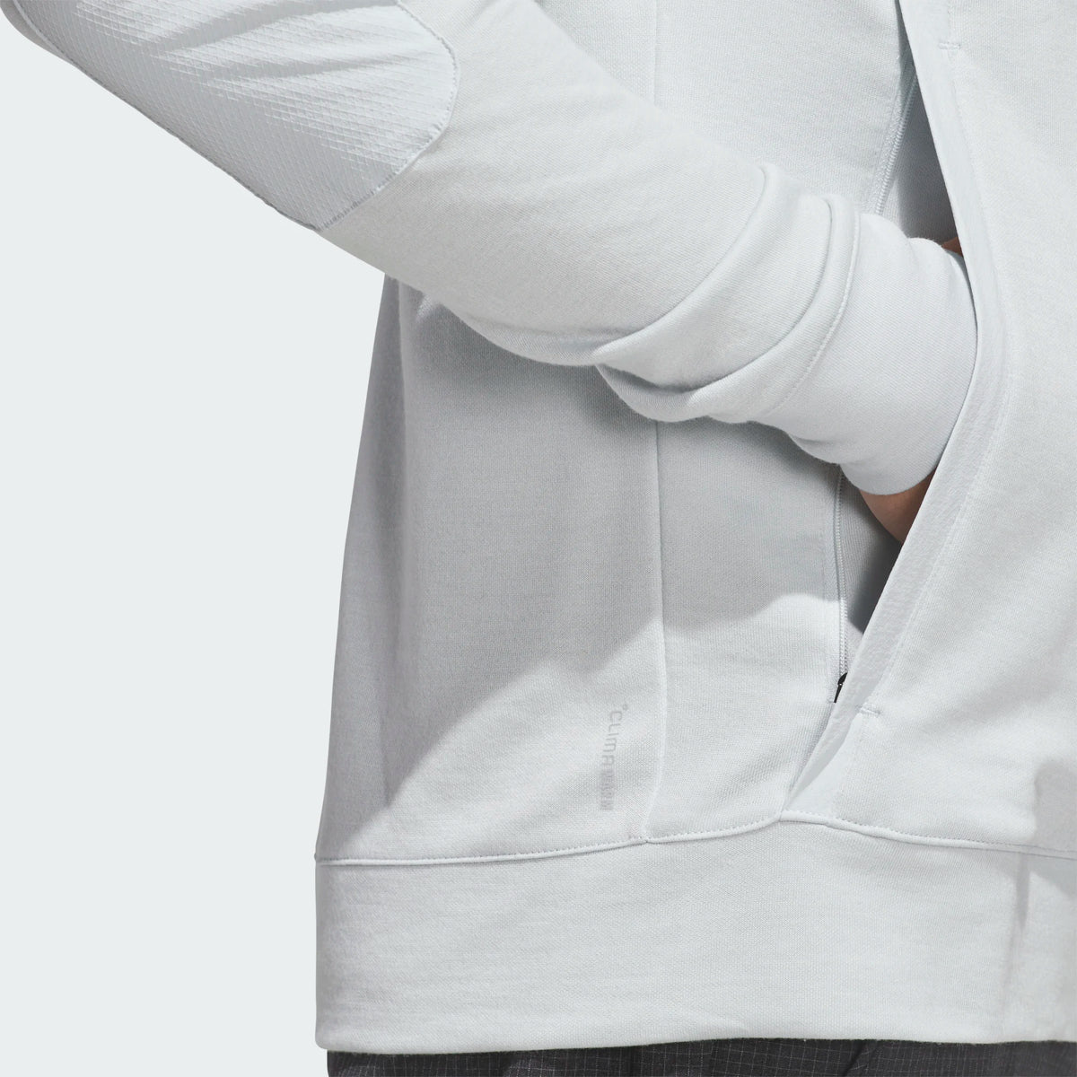 Ultimate365+ Course Control Hybrid Quarter Zip Sweatshirt Clear Grey