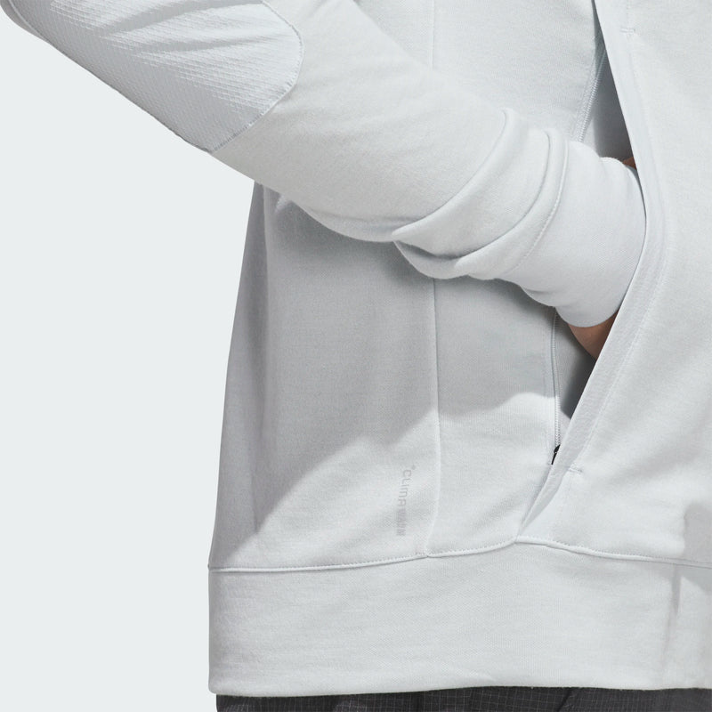 Ultimate365+ Course Control Hybrid Quarter Zip Sweatshirt Clear Grey