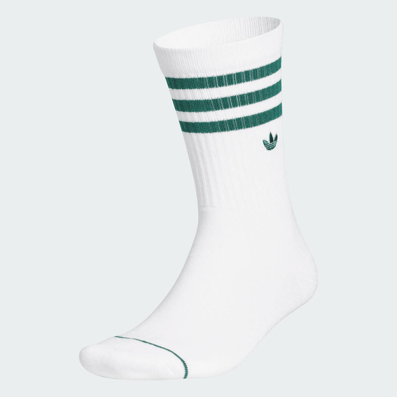 Originals Crew Socks White/Collegiate Green