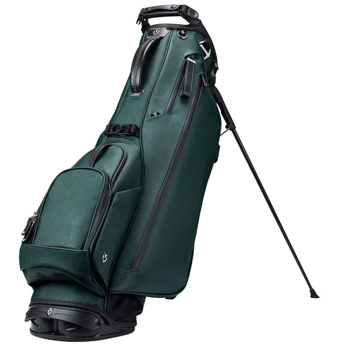 Lux Stand Bag Crosshatch Green