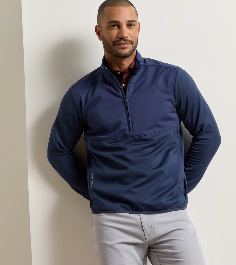 Vail Half Zip Mid Layer Navy
