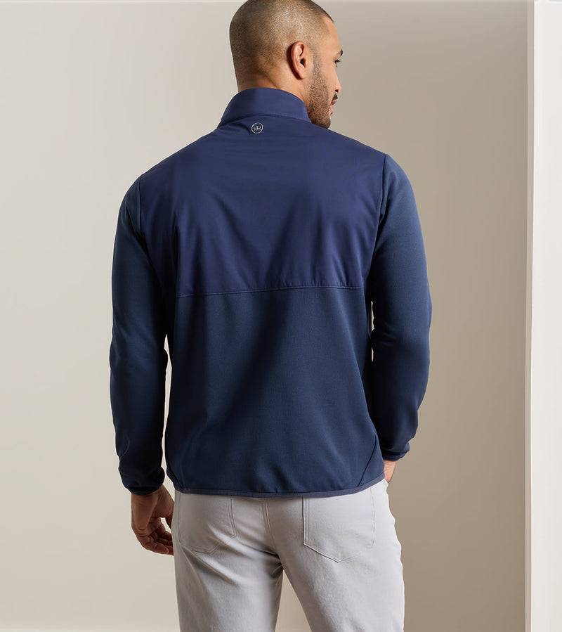 Vail Half Zip Mid Layer Navy