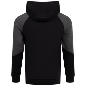 Colour Block Hoodie Jet Black/Graphite