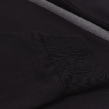 Colour Block Hoodie Jet Black/Graphite
