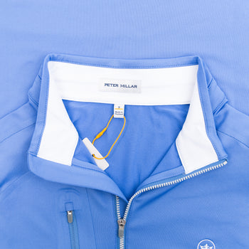 Verge Performance Quarter Zip Blue Sea