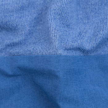 Solstice Performance Hybrid Full Zip Jacket Ocean Blue
