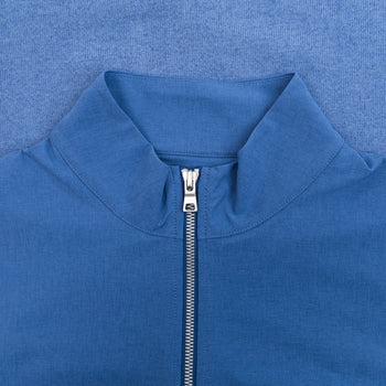 Solstice Performance Hybrid Full Zip Jacket Ocean Blue