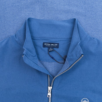 Solstice Performance Hybrid Full Zip Jacket Ocean Blue