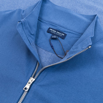 Solstice Performance Hybrid Full Zip Jacket Ocean Blue