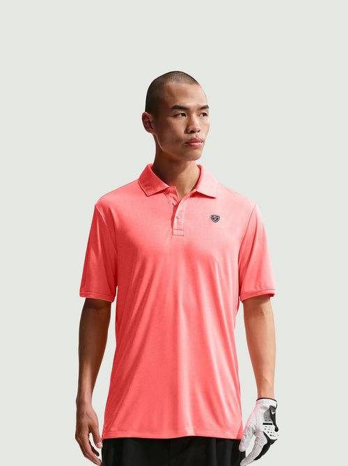 Dri-Fit Par 5 Golf Polo Hot Lava