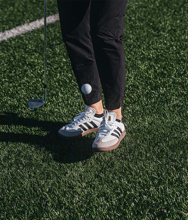 Adidas samba golf outlet shoes green