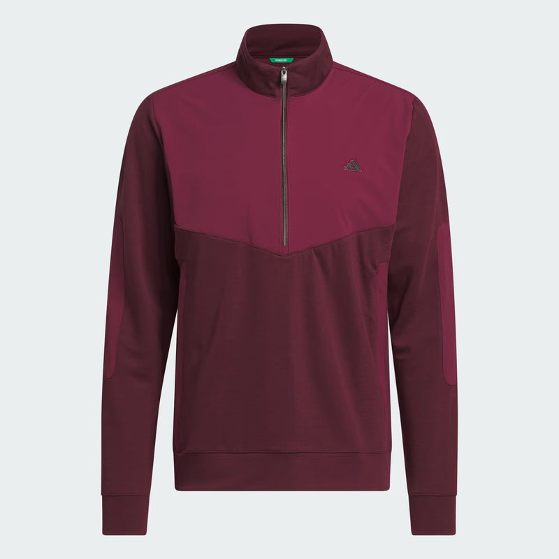 Ultimate365+ Course Control Hybrid Quarter Zip Sweatshirt Maroon