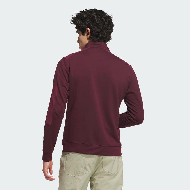 Ultimate365+ Course Control Hybrid Quarter Zip Sweatshirt Maroon