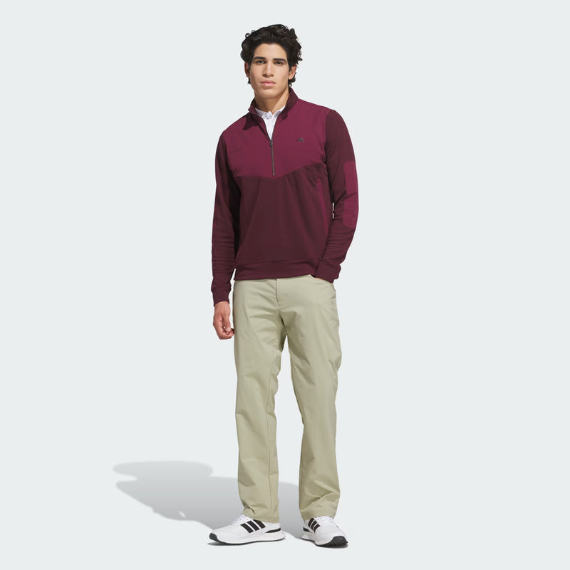 Ultimate365+ Course Control Hybrid Quarter Zip Sweatshirt Maroon