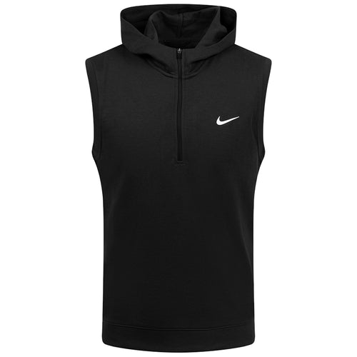 Tour Pique Vest Hoodie Black/White - AW24