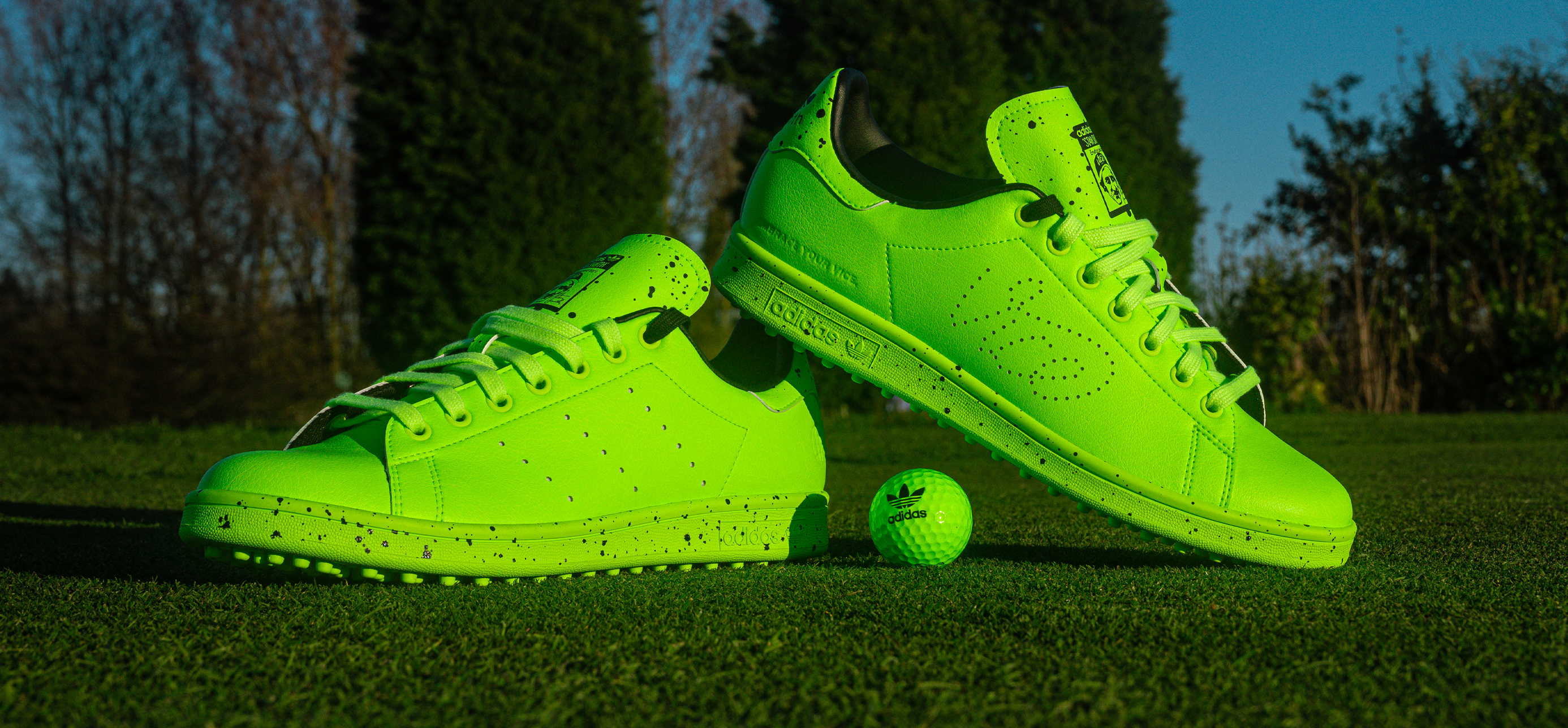 Stan smith new shop bold green