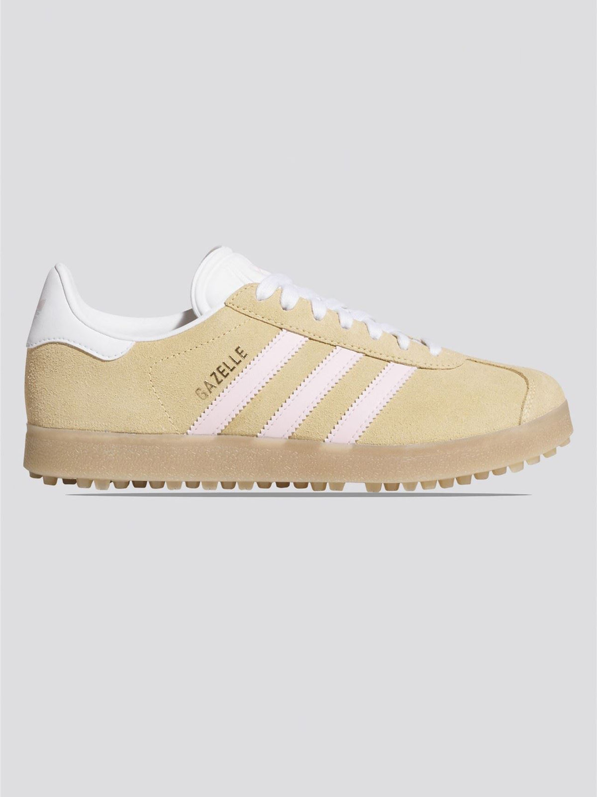 adidas Originals Gazelle Spikeless Golf Shoes Ice Tangerine/Clear Pink/Footwear White
