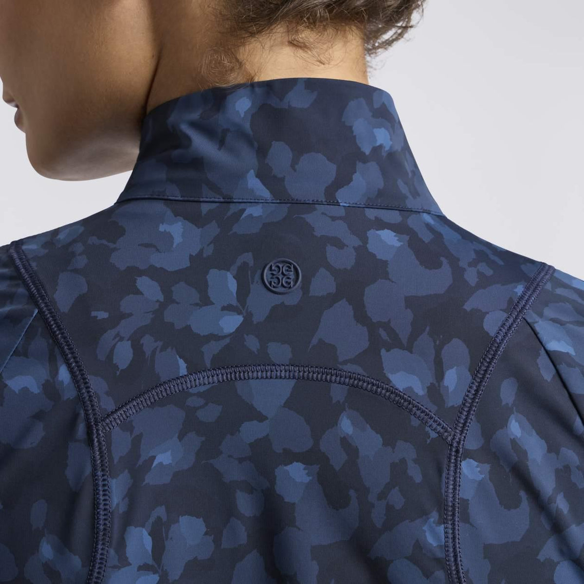 Petal Silky Tech Nylon Quarter Zip Pullover Twilight