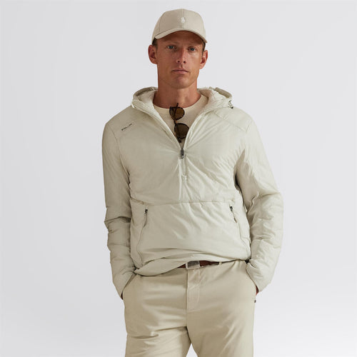 RLX Hooded Half Zip Jacket Stone Pebble