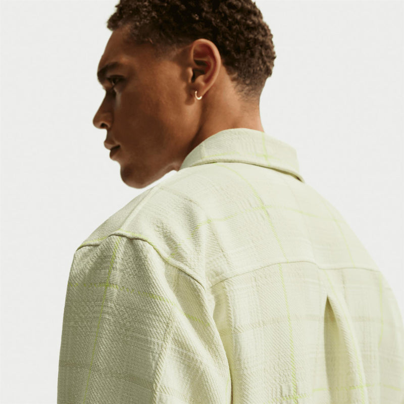 Tartan Loose Jacket Sail/Black