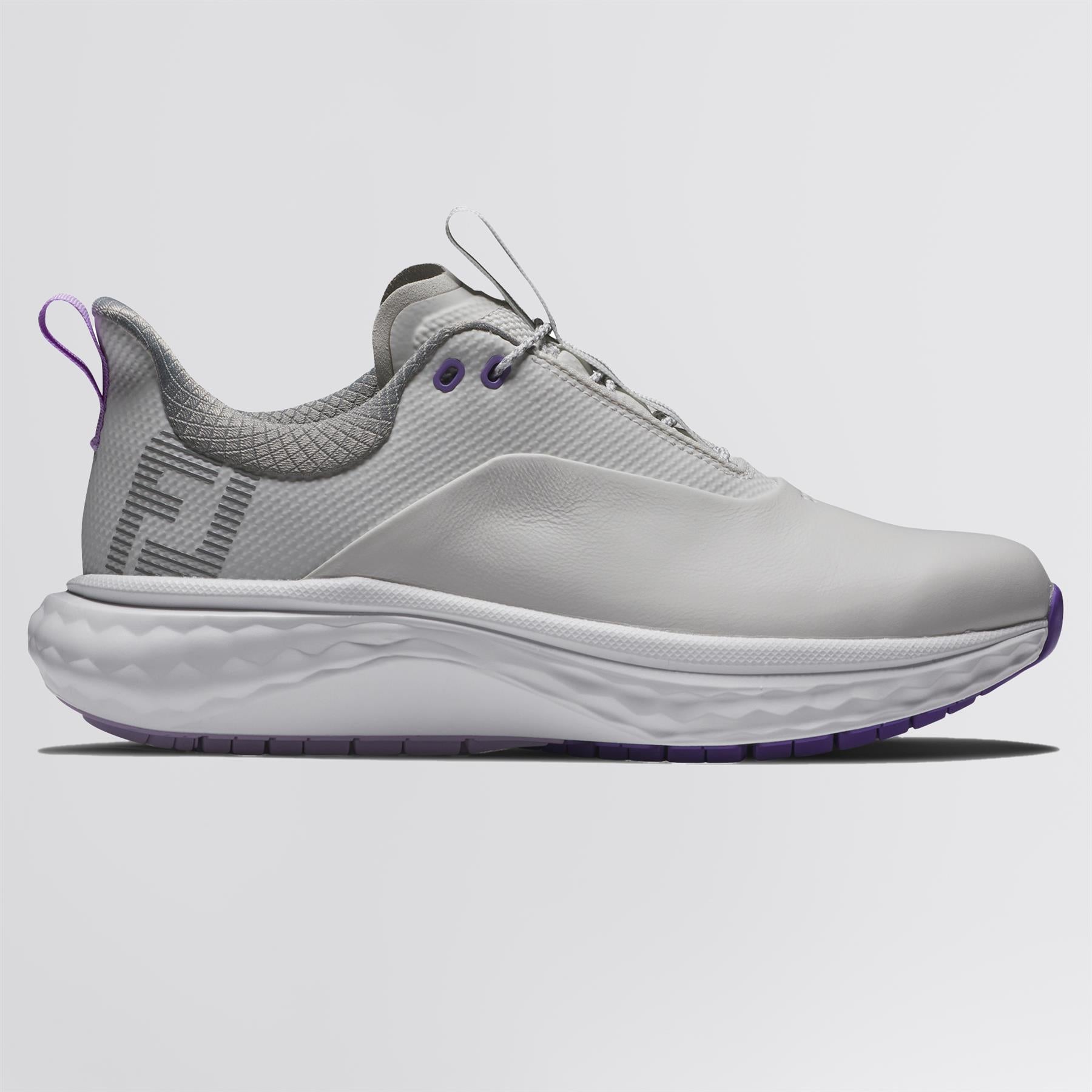 Quantum Golf Shoes Grey/White/Purple