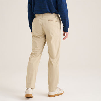 Stretch Golf Trousers Beige