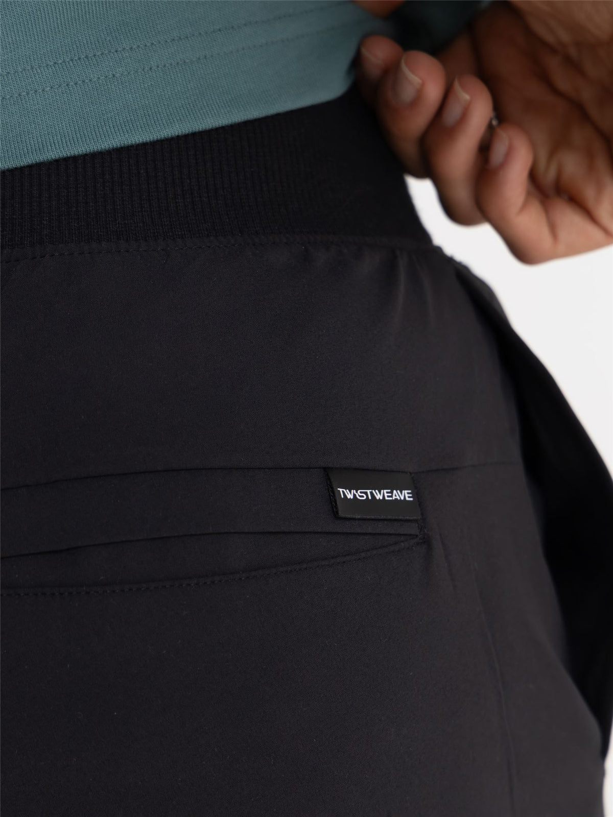Beyond The Course Twistweave Lined Cargo Trousers Black
