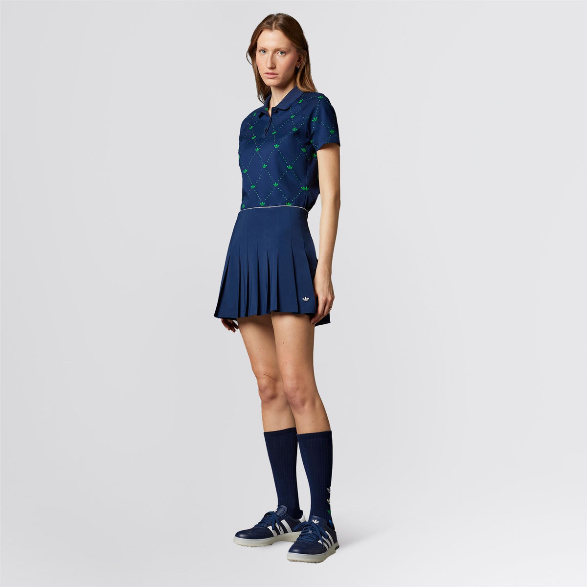 Pleated Skort Night Indigo