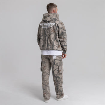 No Members Tree Camo Hoodie Multi Green | TRENDYGOLF UK