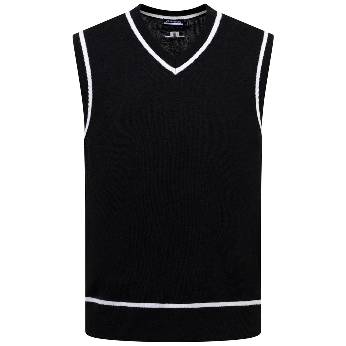 Fraser Knitted Vest Black - W23 – TRENDYGOLF UK