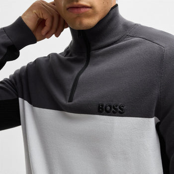 Hydro 1 Quarter Zip Mid Layer Light Grey
