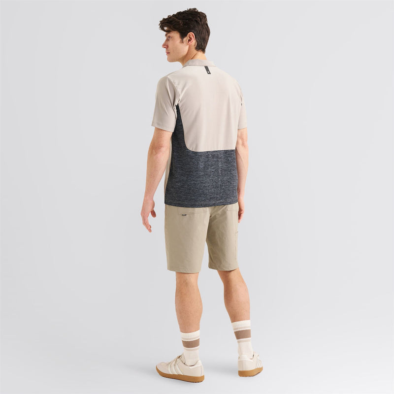Panelled Polo Beige